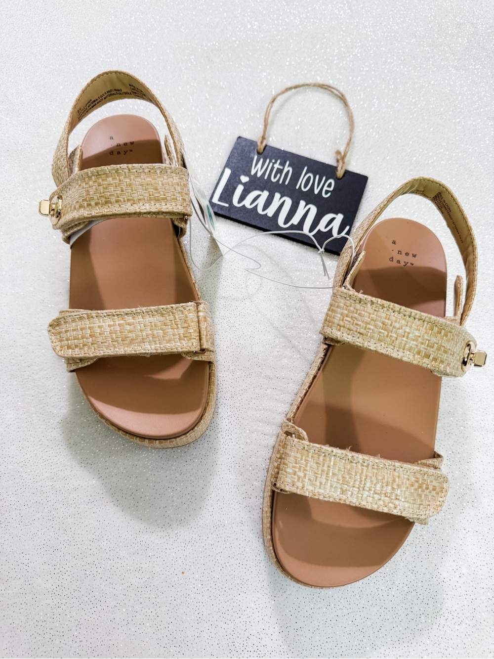 A NEW DAY Tan Tanner Platform Sandals